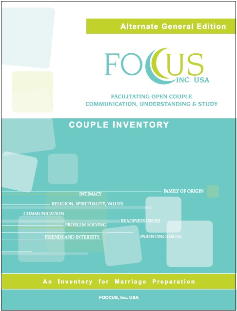 (for couples with lower levels of reading) Alternate General Couple Inventory Booklet - English - 4th Edition